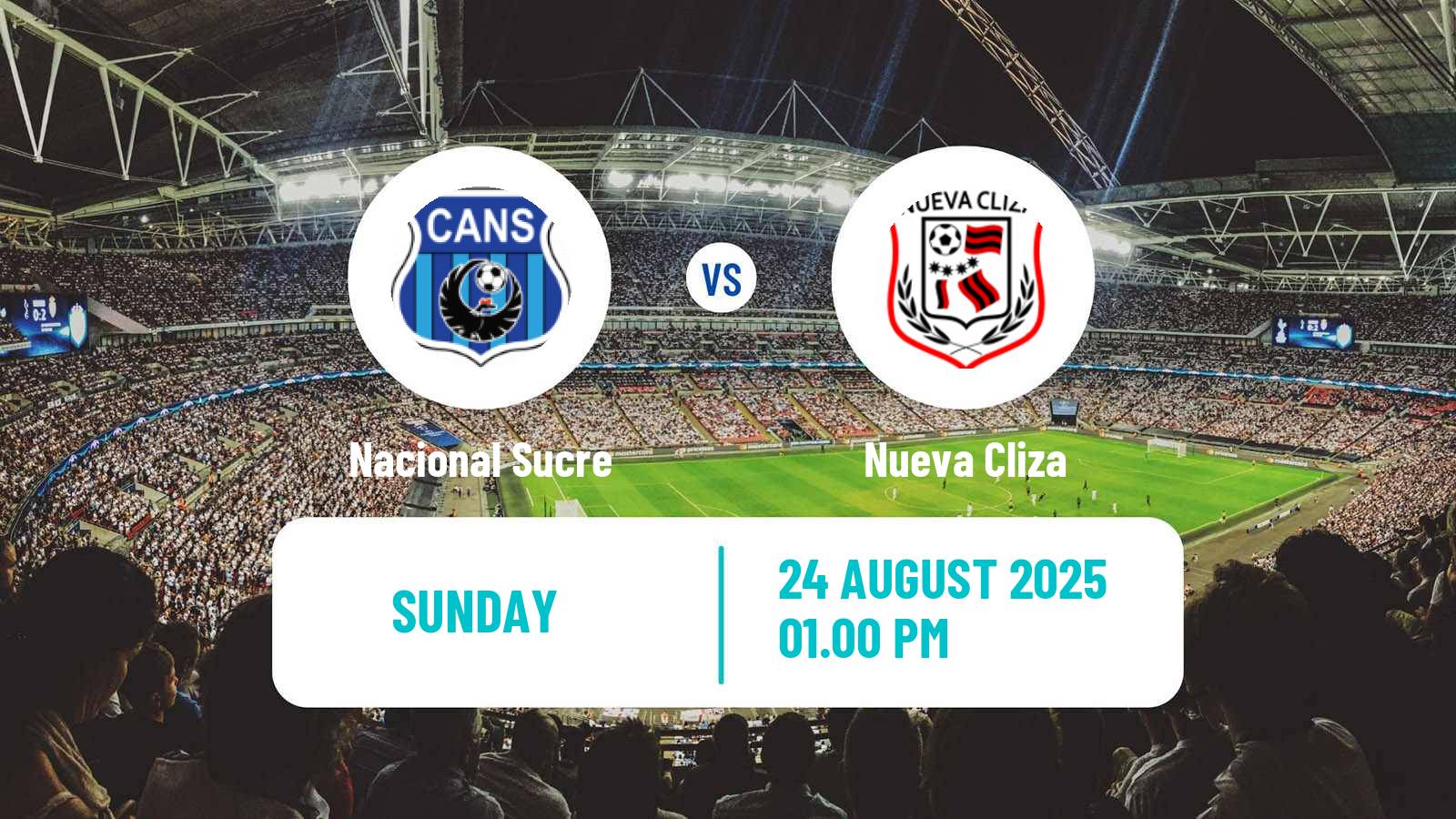 Soccer Bolivian Nacional B Nacional Sucre - Nueva Cliza