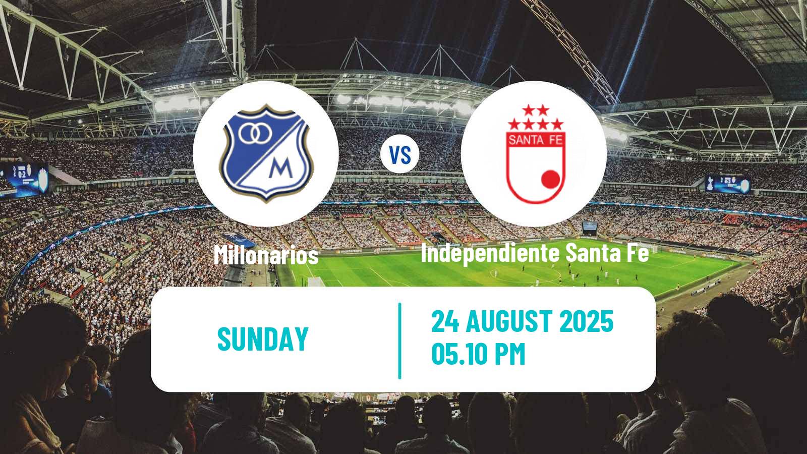 Soccer Colombian Liga Women Millonarios - Independiente Santa Fe