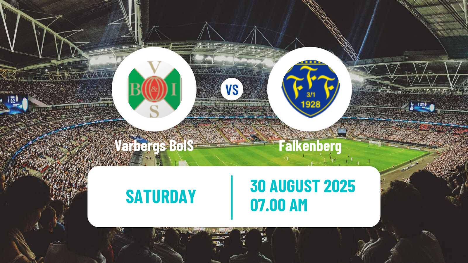 Soccer Swedish Superettan Varbergs BoIS - Falkenberg