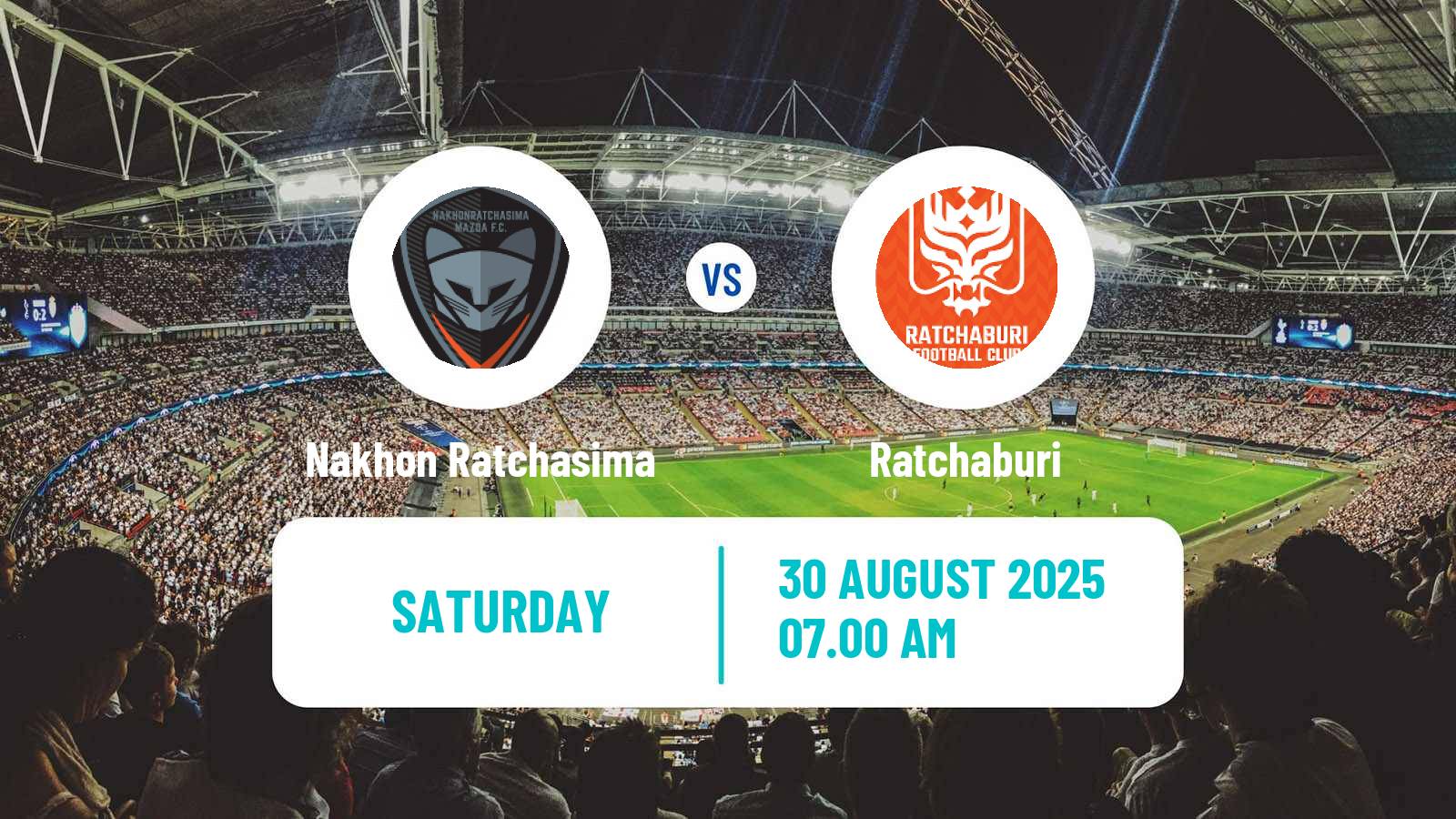 Soccer Thai League 1 Nakhon Ratchasima - Ratchaburi