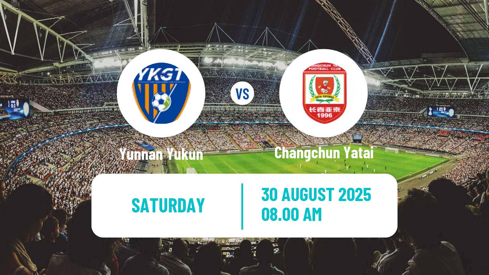 Soccer Chinese Super League Yunnan Yukun - Changchun Yatai