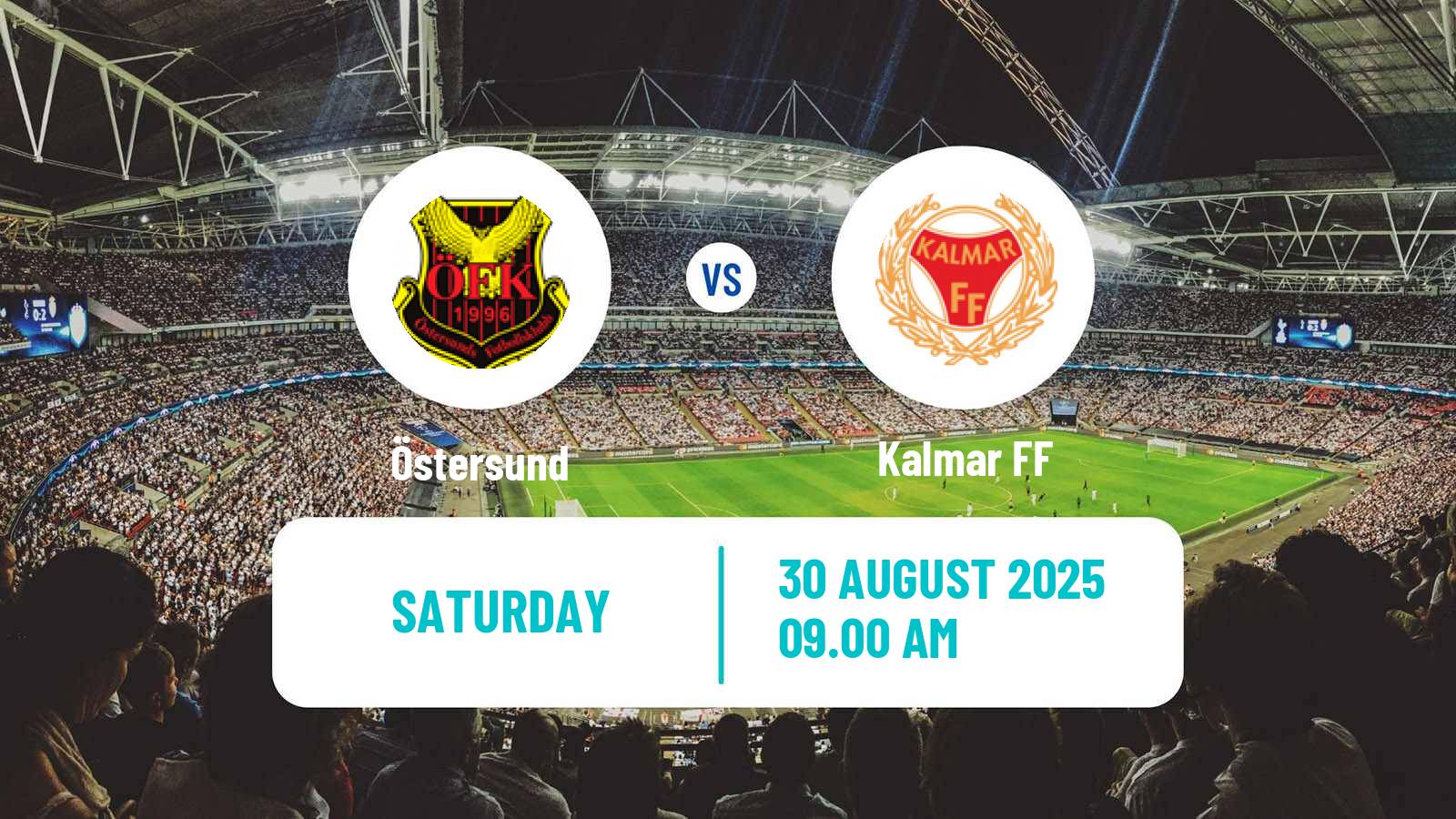 Soccer Swedish Superettan Östersund - Kalmar
