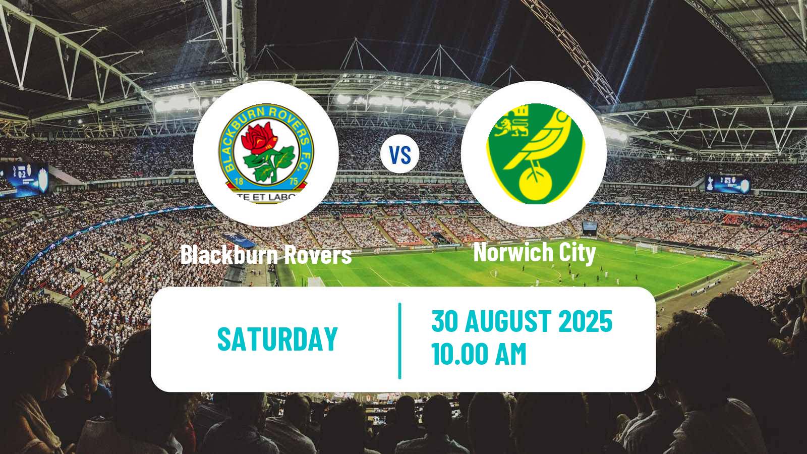 Soccer English League Championship Blackburn Rovers - Norwich City