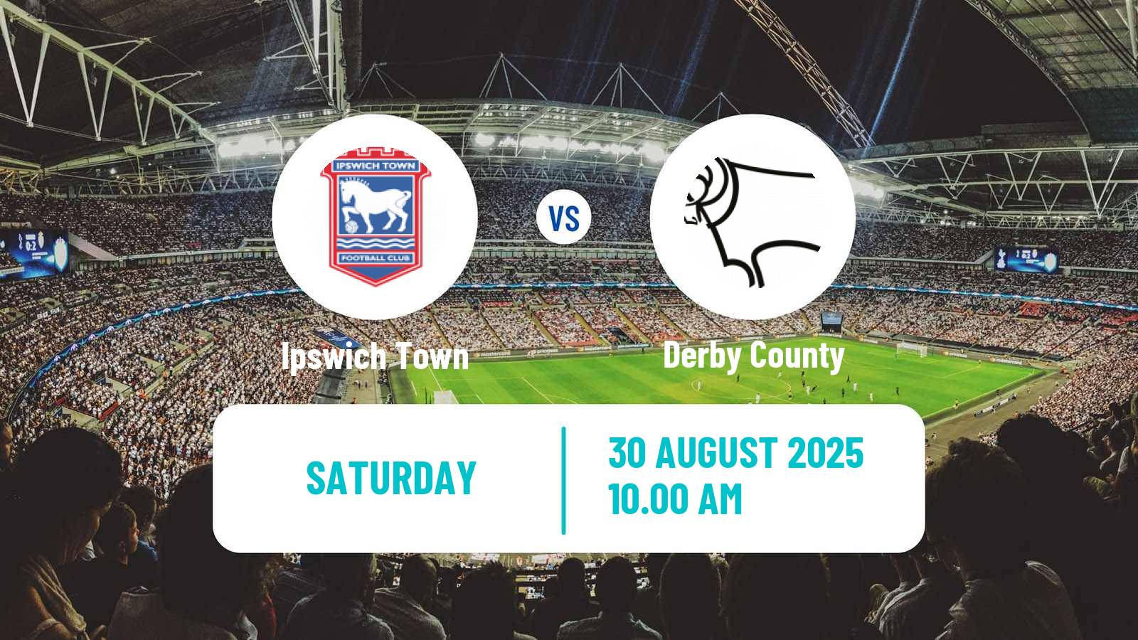 Soccer English League Championship Ipswich Town - Derby County
