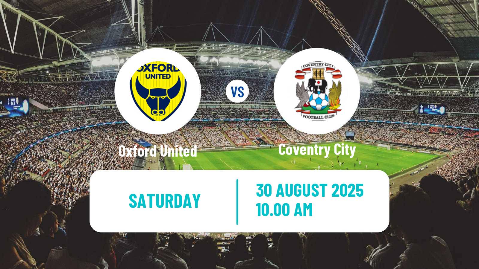 Soccer English League Championship Oxford United - Coventry City