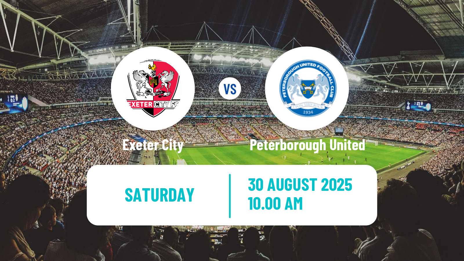 Soccer English League One Exeter City - Peterborough United