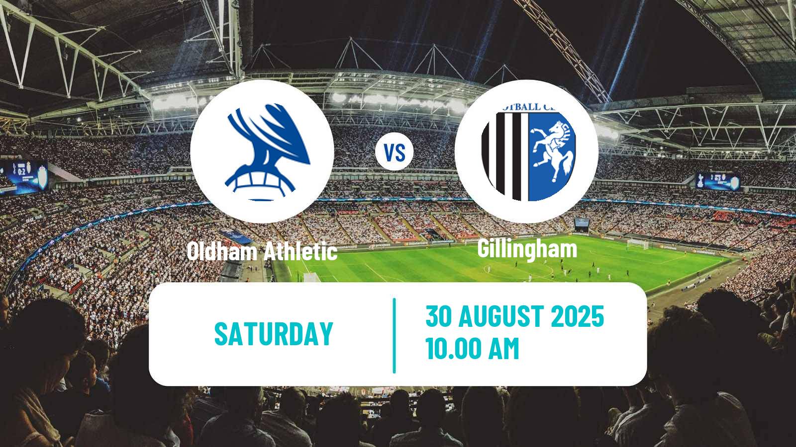 Soccer English League Two Oldham Athletic - Gillingham
