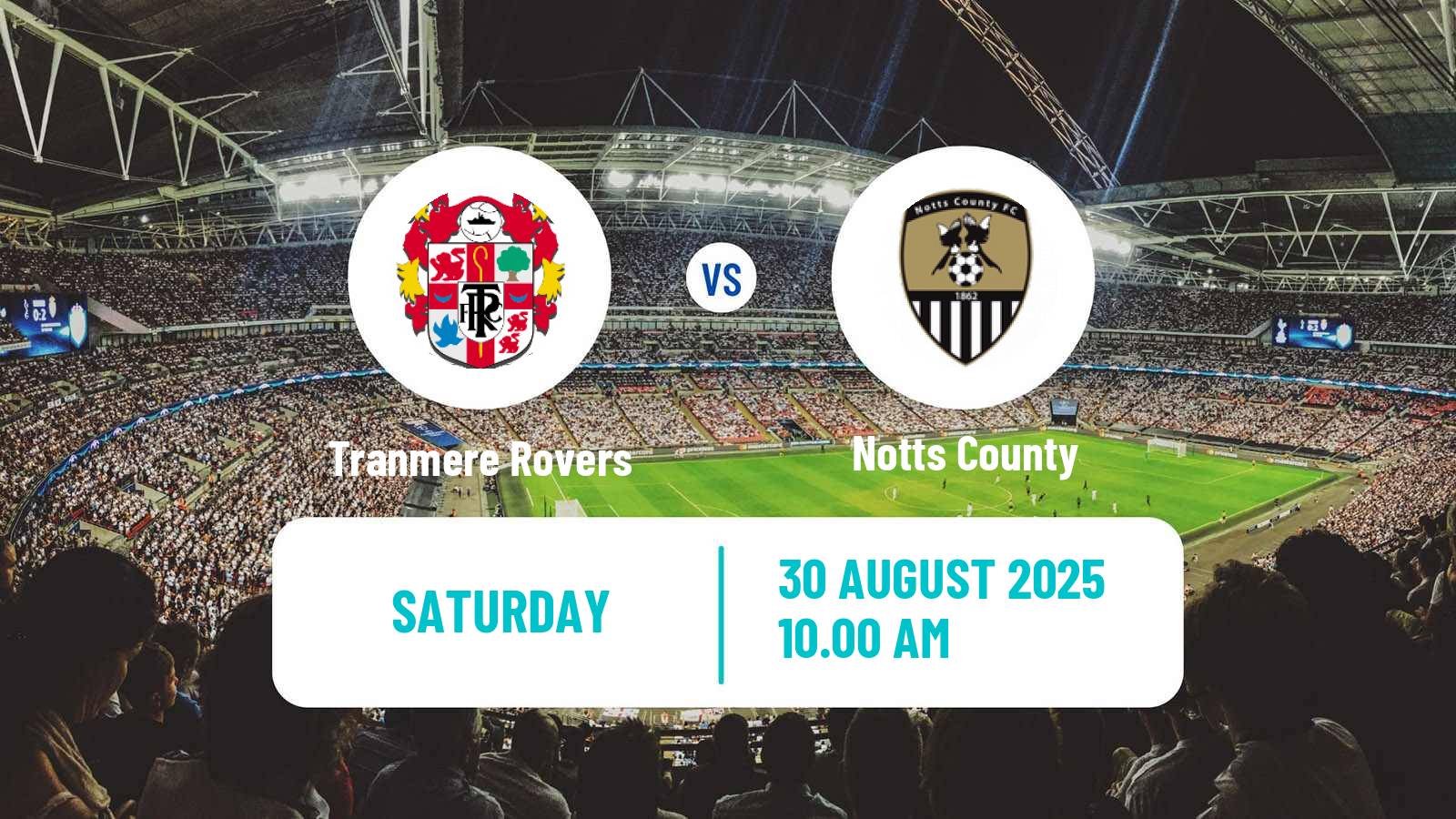 Soccer English League Two Tranmere Rovers - Notts County