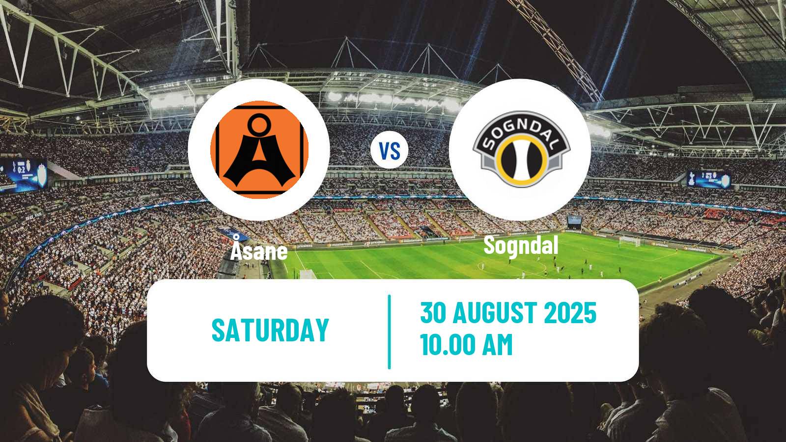 Soccer Norwegian Adeccoligaen Åsane - Sogndal