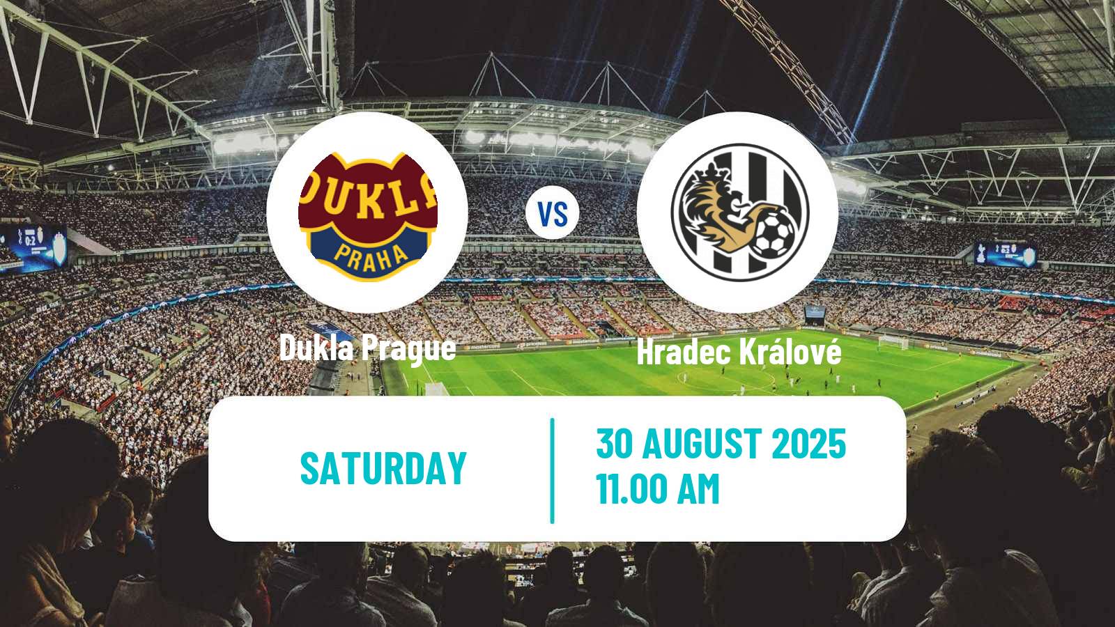 Soccer Czech 1 Liga Dukla Prague - Hradec Králové
