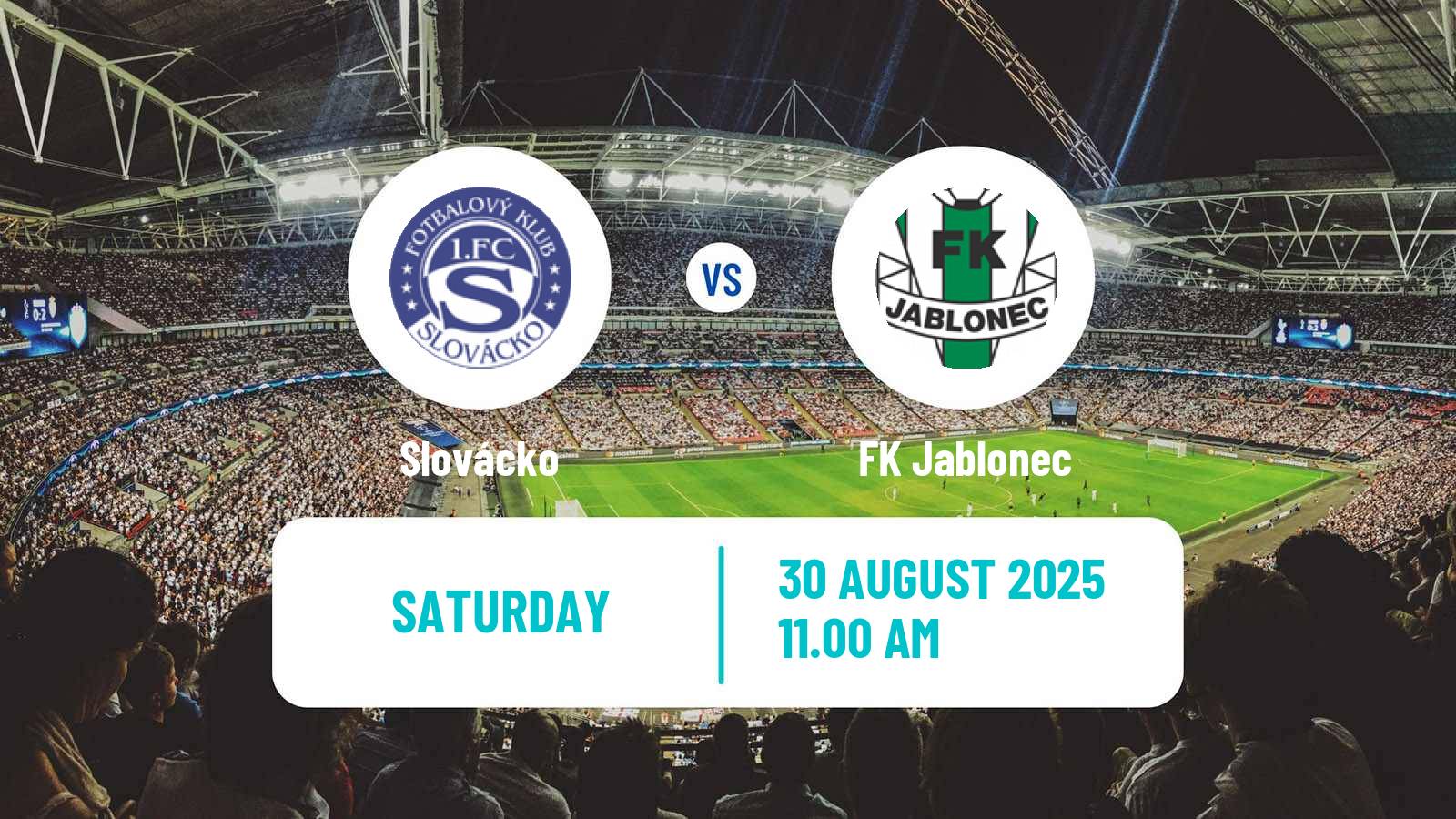 Soccer Czech 1 Liga Slovácko - Jablonec