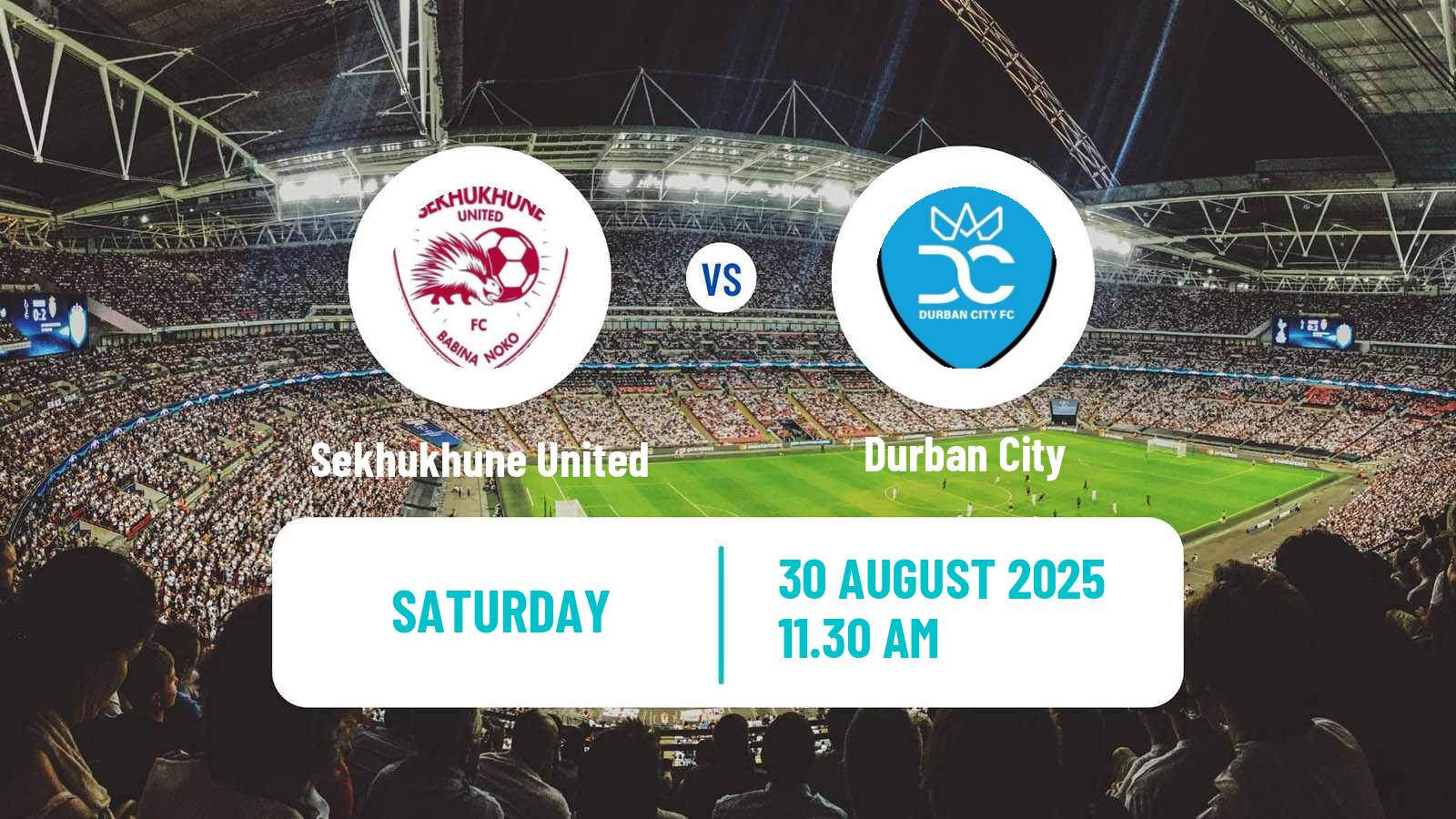 Soccer South African Premier Soccer League Sekhukhune United - Durban City
