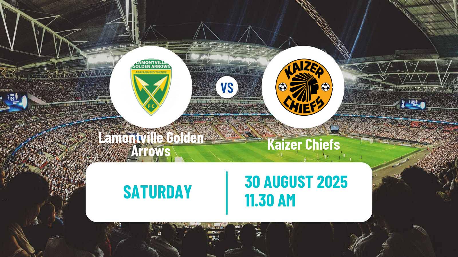 Soccer South African Premier Soccer League Lamontville Golden Arrows - Kaizer Chiefs