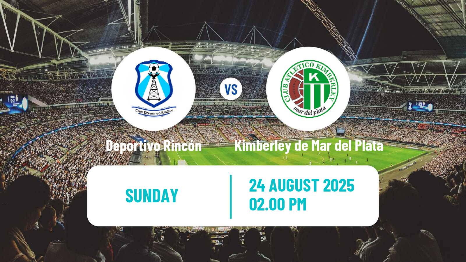 Soccer Argentinian Torneo Federal Deportivo Rincón - Kimberley de Mar del Plata