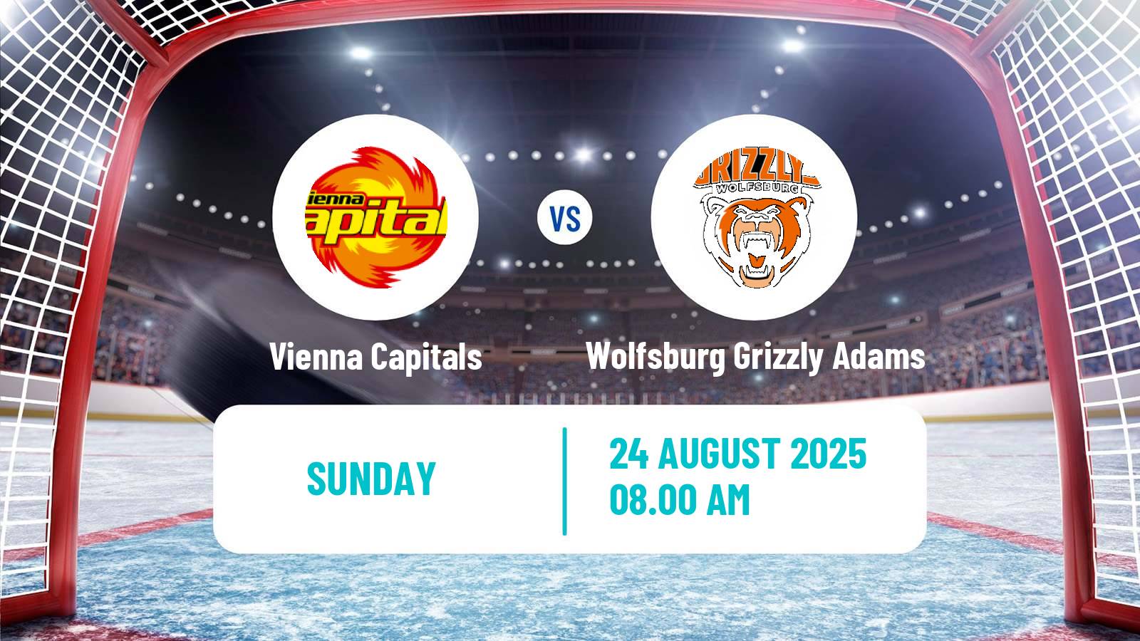 Hockey Club Friendly Ice Hockey Vienna Capitals - Wolfsburg Grizzly Adams