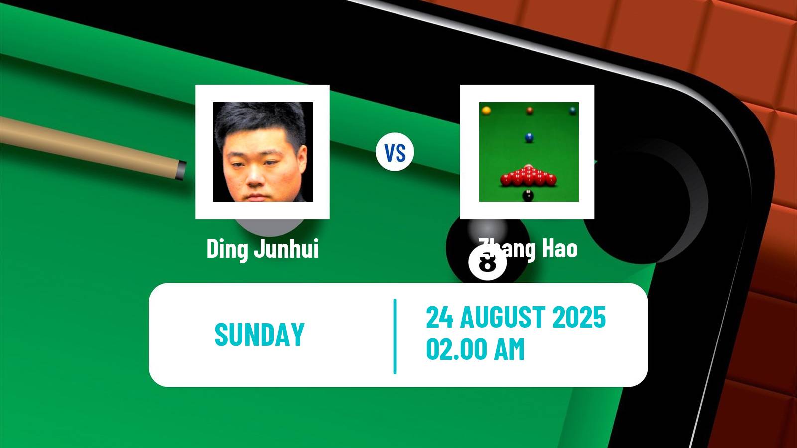 Snooker Wuhan Open Ding Junhui - Zhang Hao