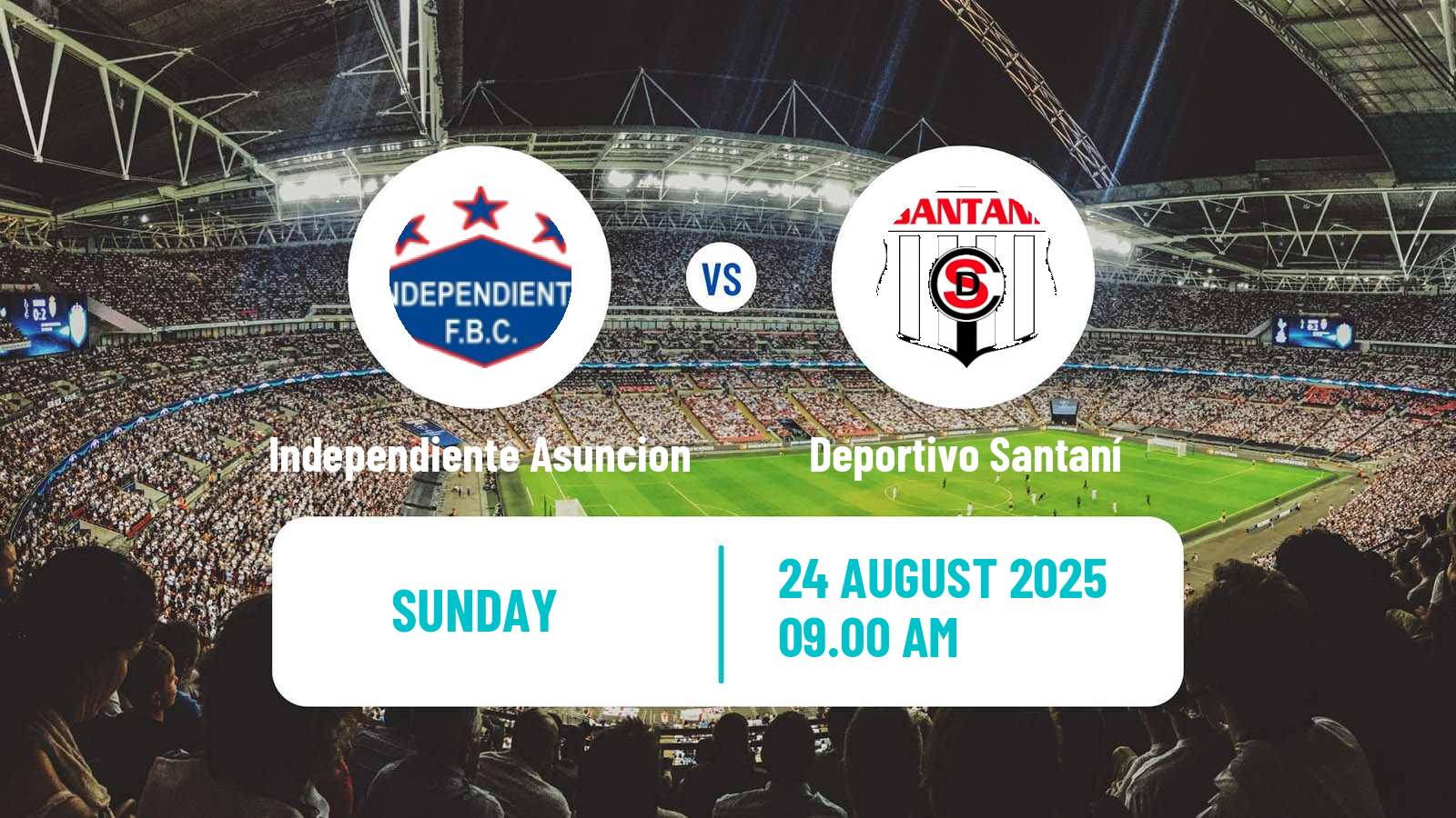 Soccer Paraguayan Division Intermedia Independiente Asuncion - Deportivo Santaní