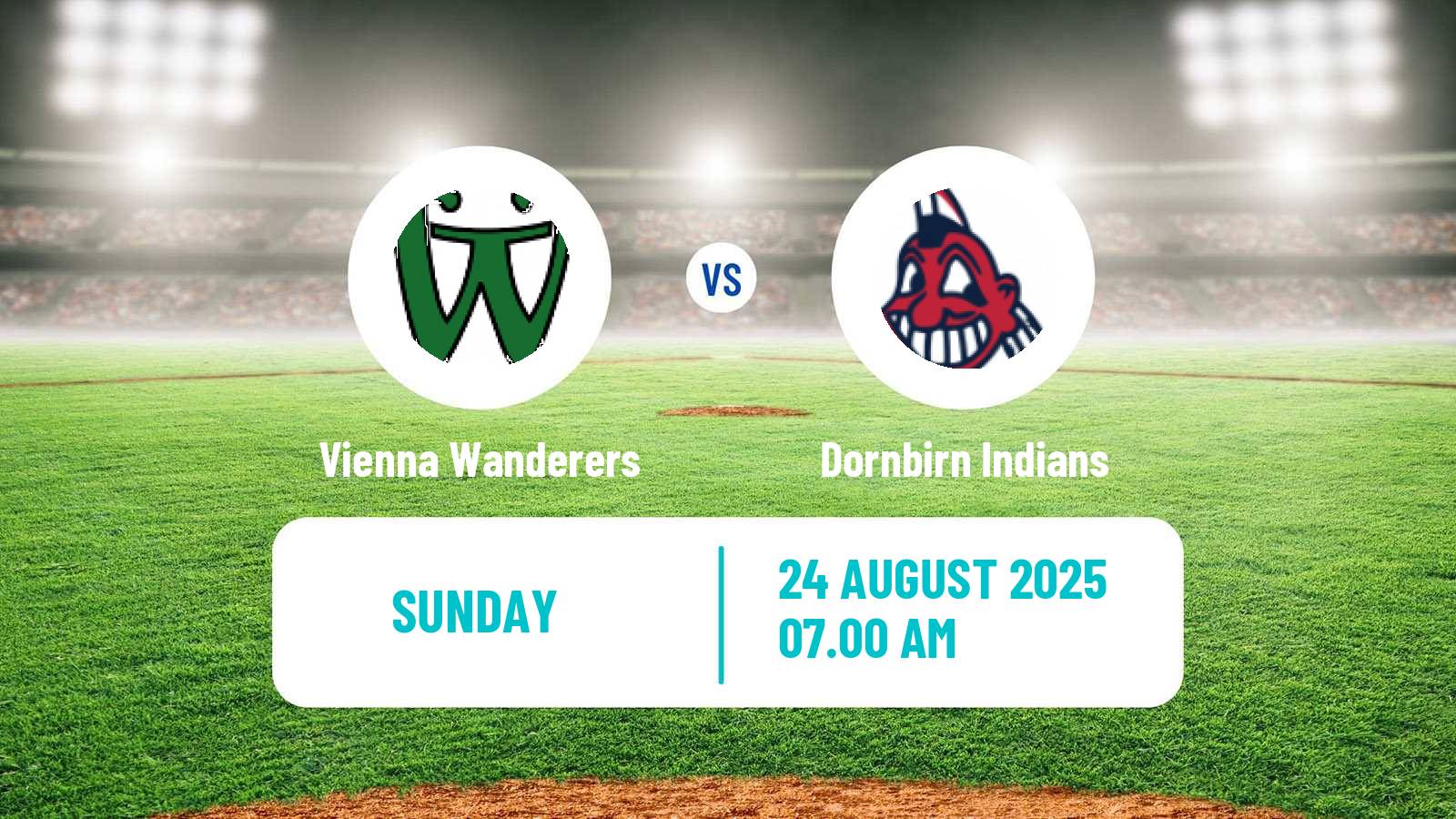 Baseball Austrian Bundesliga Baseball Vienna Wanderers - Dornbirn Indians