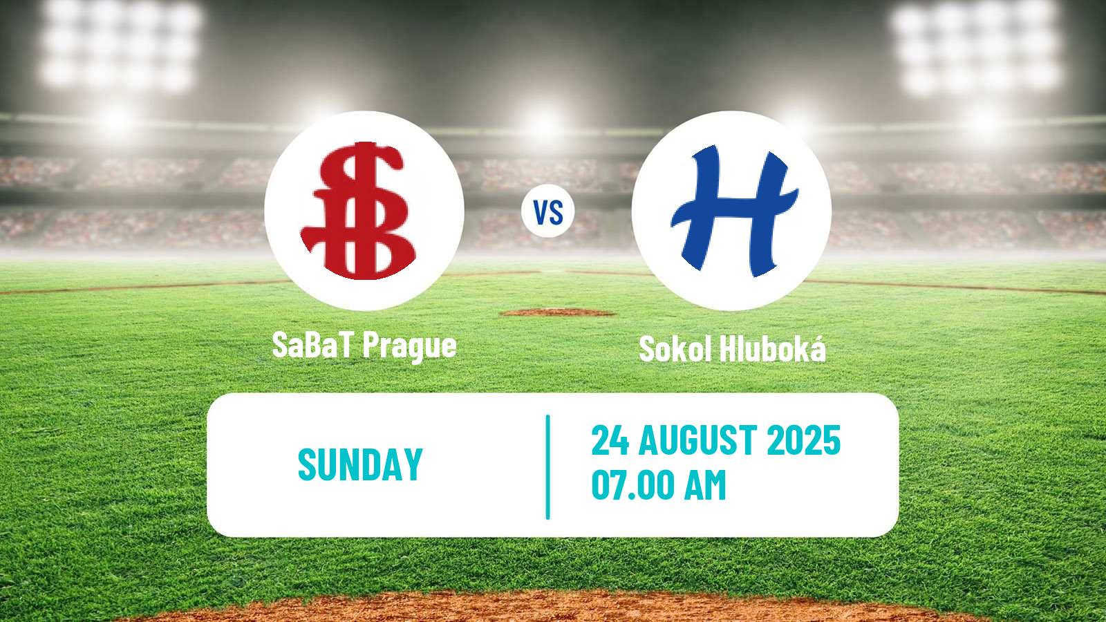 Baseball Czech Extraliga Baseball SaBaT Prague - Sokol Hluboká