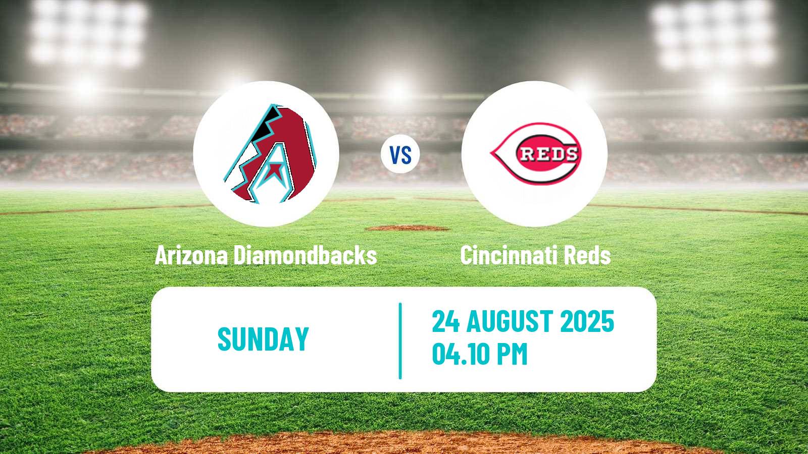 Baseball MLB Arizona Diamondbacks - Cincinnati Reds
