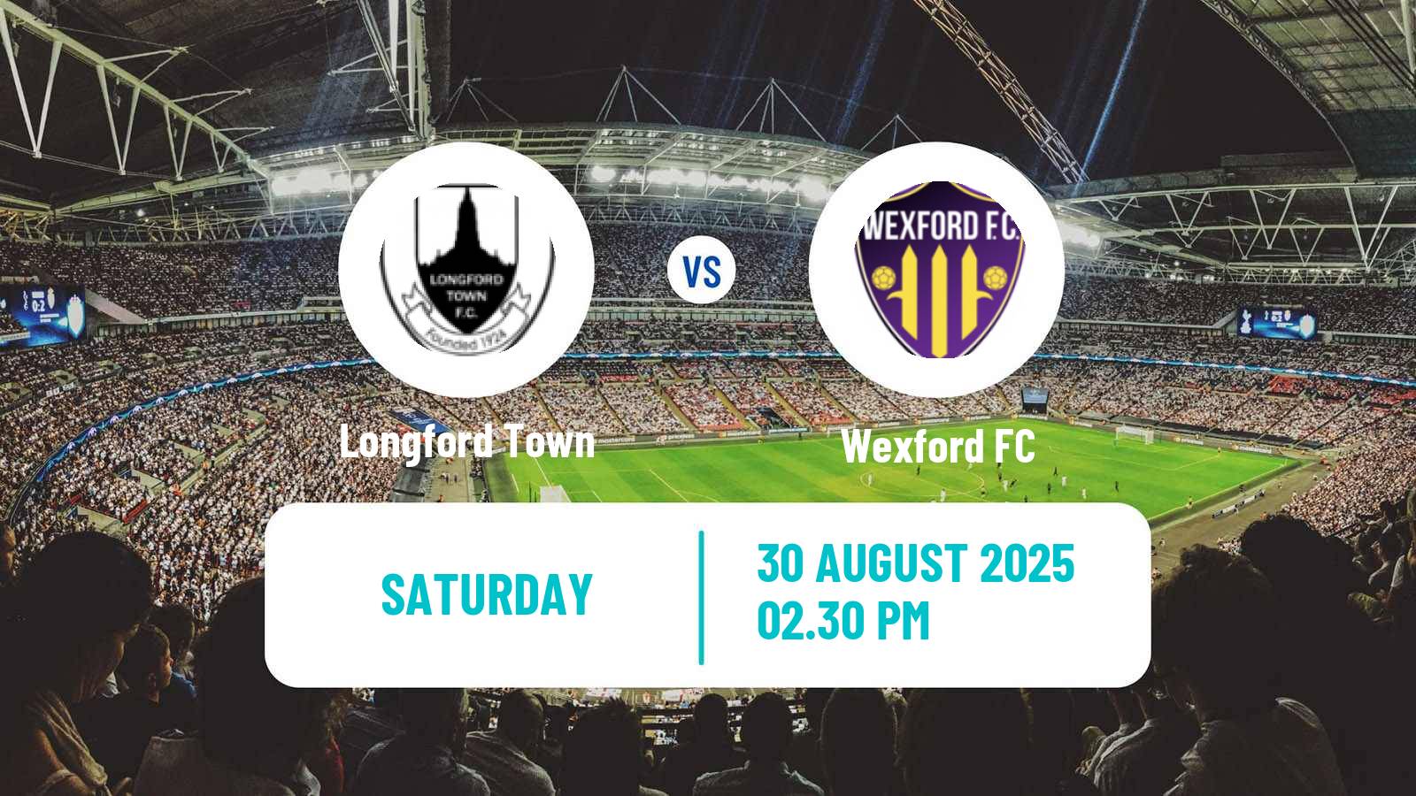 Soccer Irish Division 1 Longford Town - Wexford
