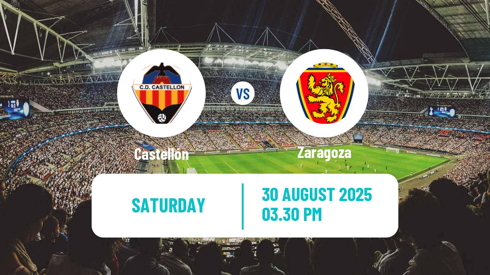 Soccer Spanish LaLiga2 Castellón - Zaragoza