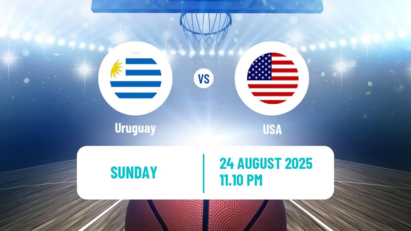 Basketball AmeriCup Basketball Uruguay - USA