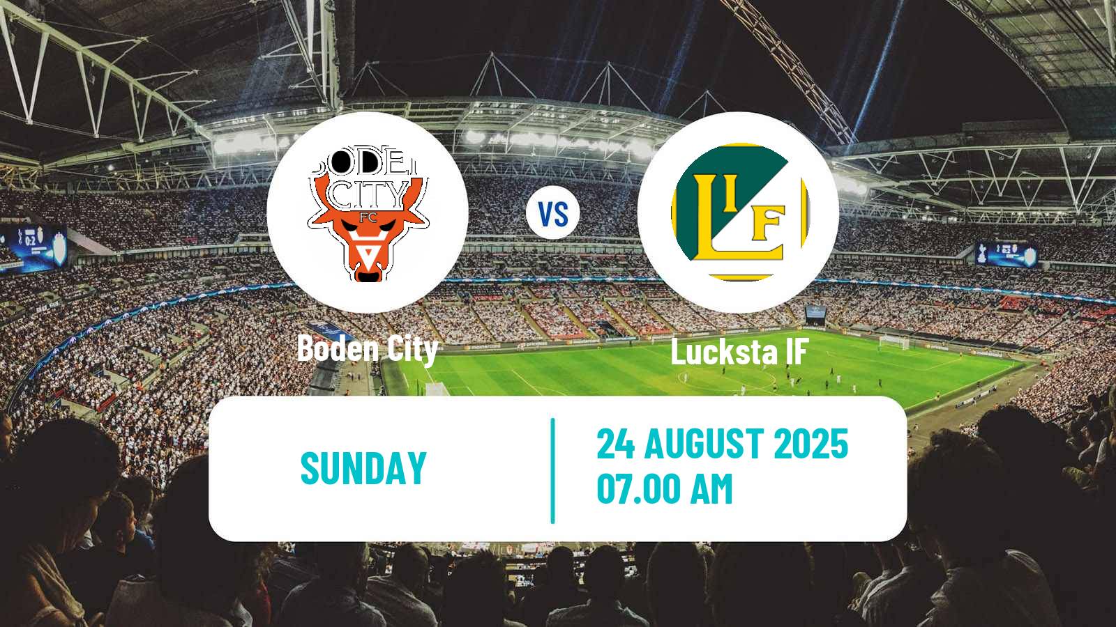 Soccer Swedish Division 2 - Norrland Boden City - Lucksta