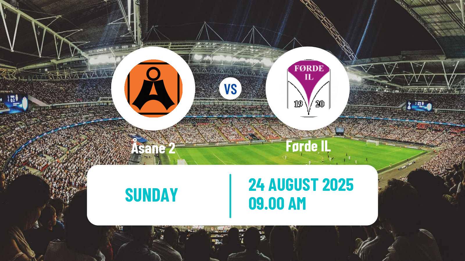 Soccer Norwegian Division 3 - Group 4 Åsane 2 - Førde