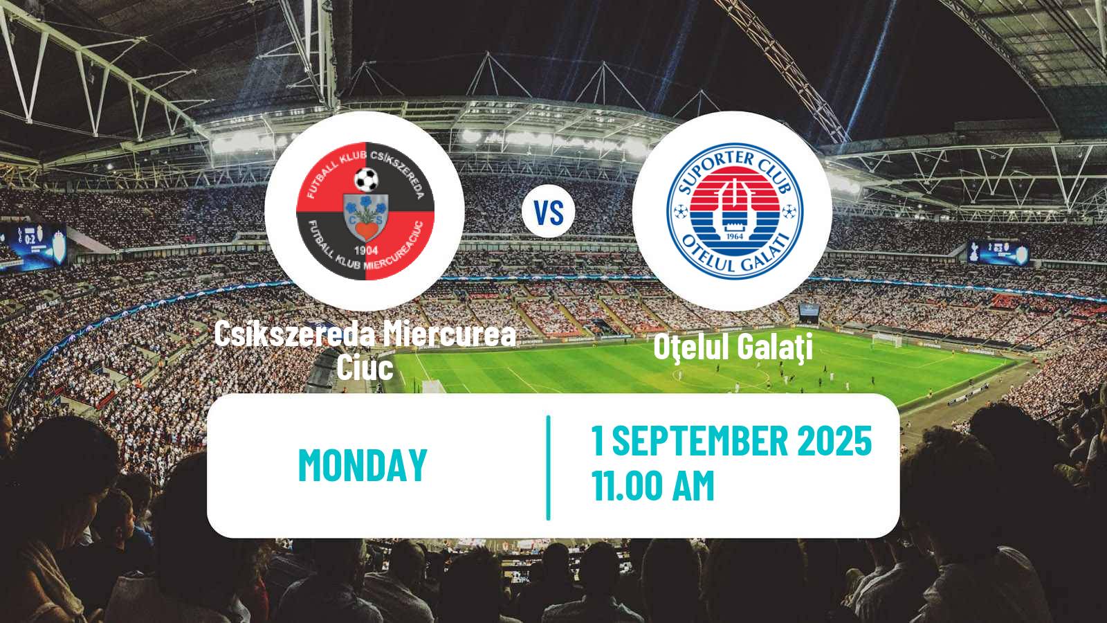 Soccer Romanian Liga 1 Csíkszereda Miercurea Ciuc - Oţelul Galaţi