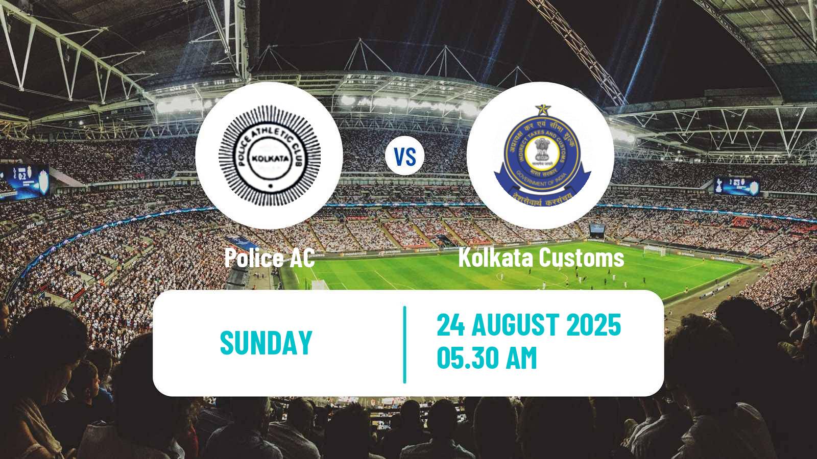 Soccer Calcutta Premier Division Police AC - Kolkata Customs