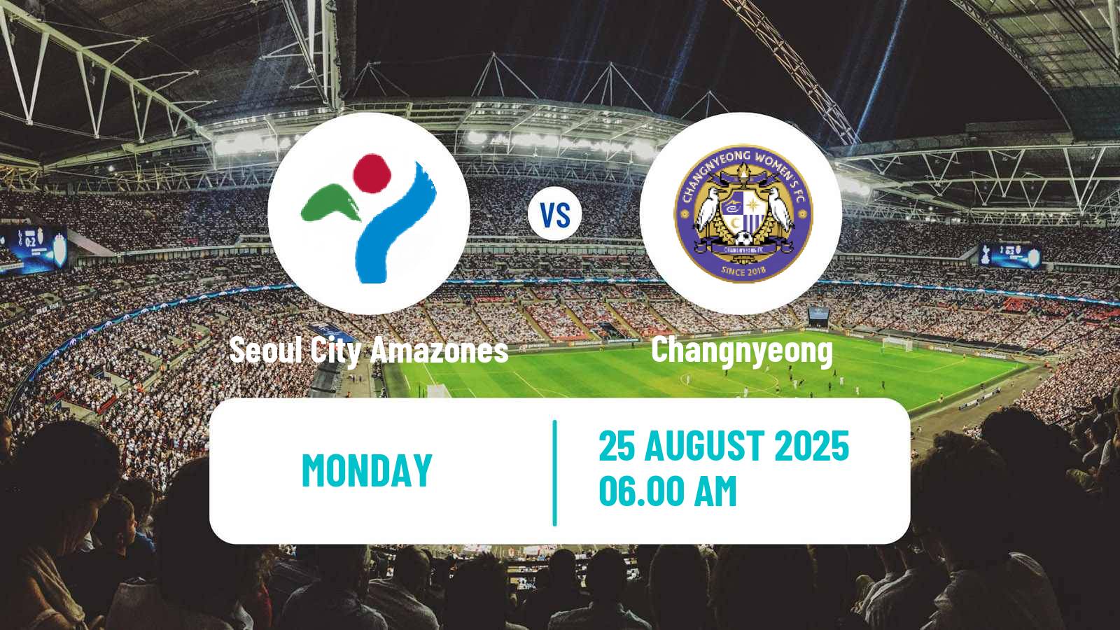 Soccer South Korean WK League Seoul City Amazones - Changnyeong