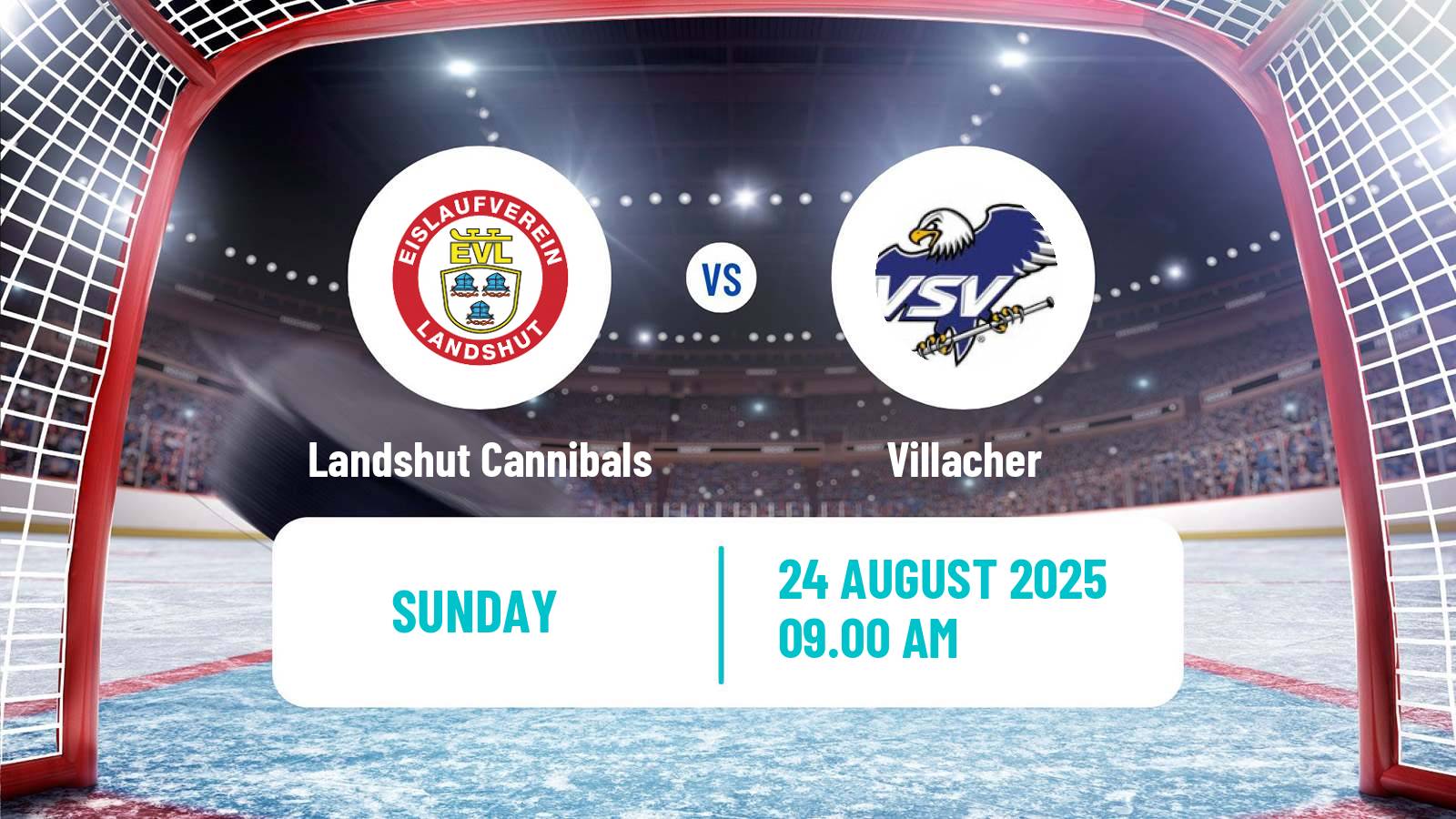 Hockey Club Friendly Ice Hockey Landshut Cannibals - Villacher