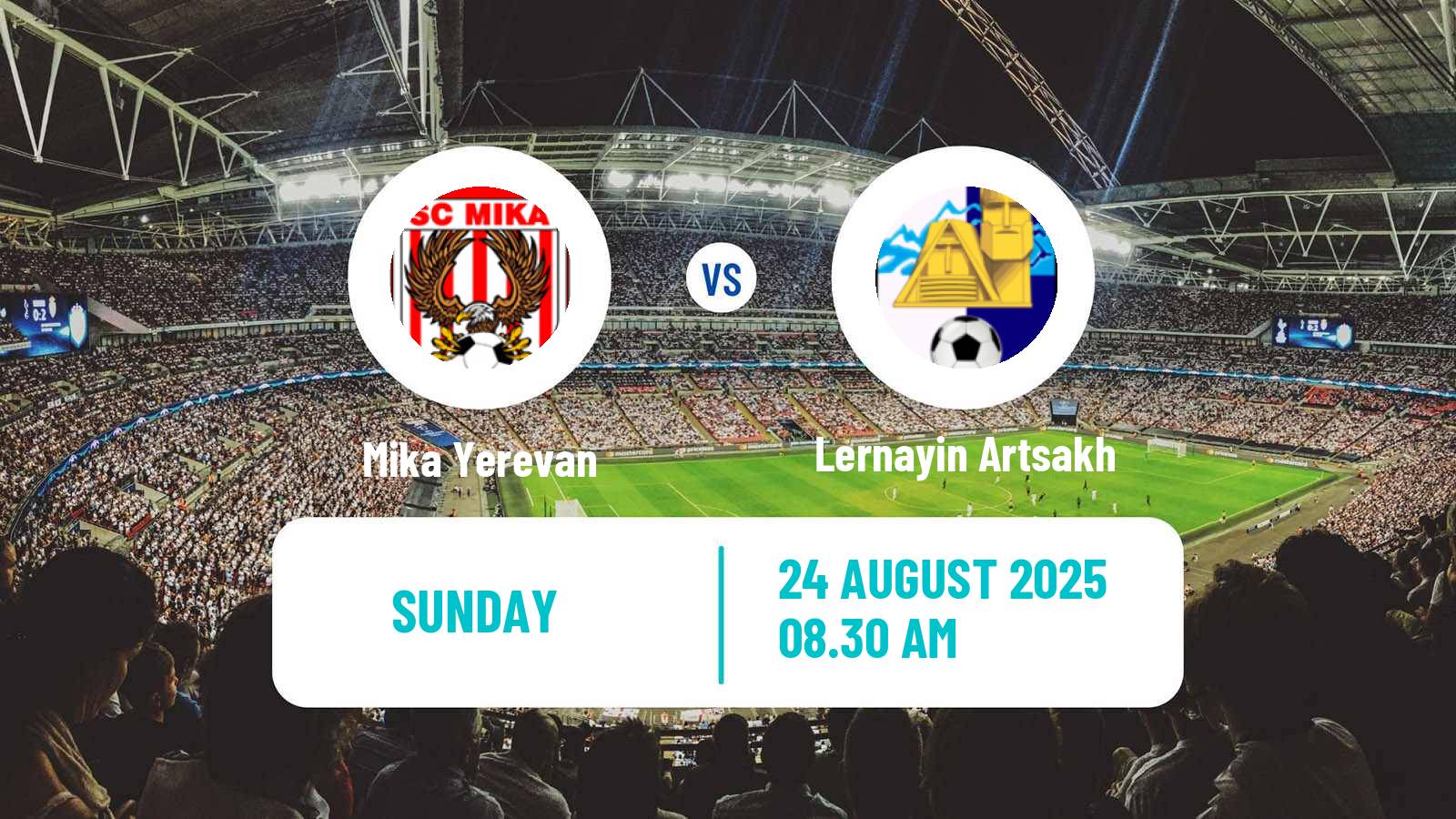 Soccer Armenian First League Mika Yerevan - Lernayin Artsakh