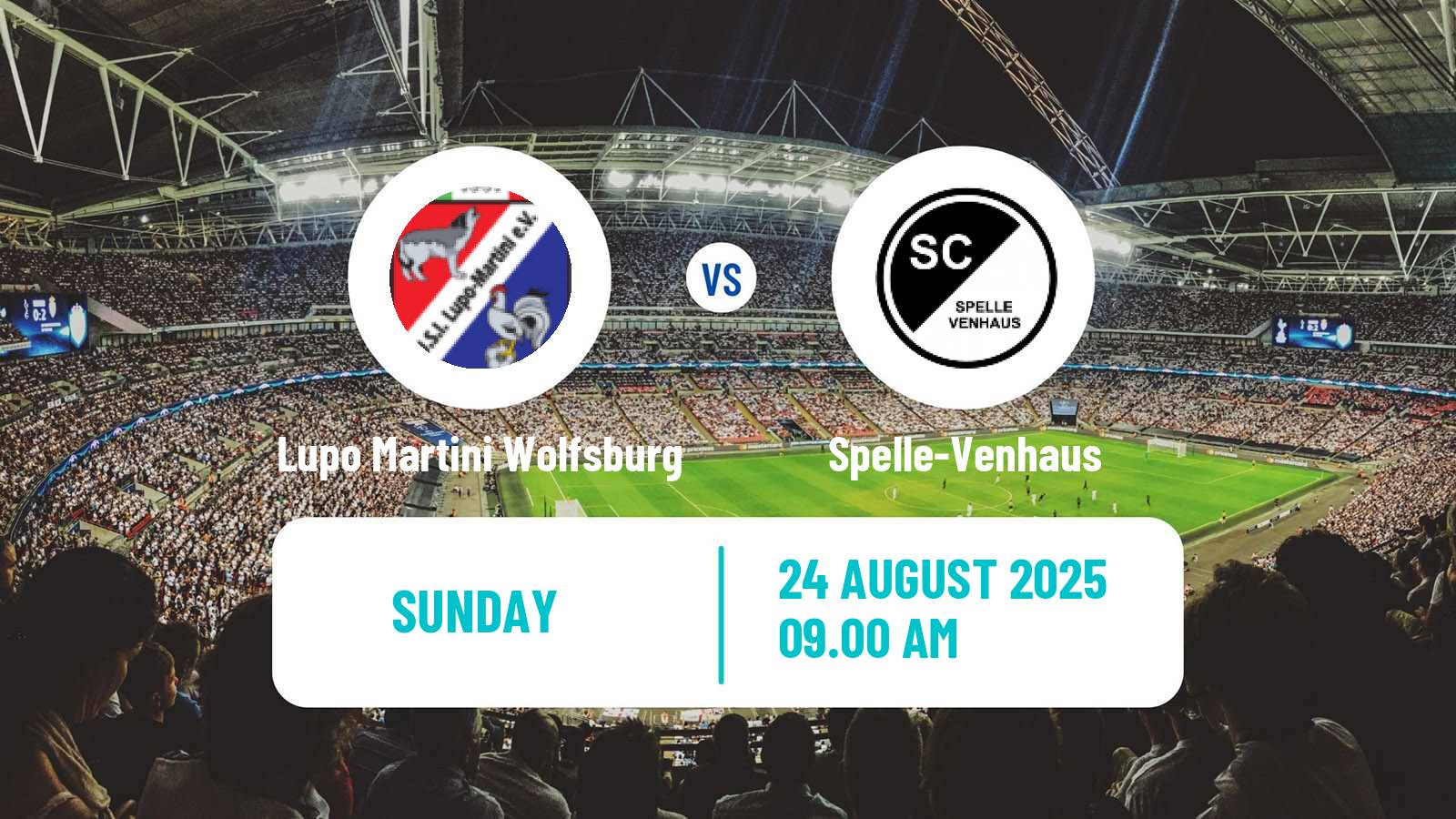 Soccer German Oberliga Niedersachsen Lupo Martini Wolfsburg - Spelle-Venhaus