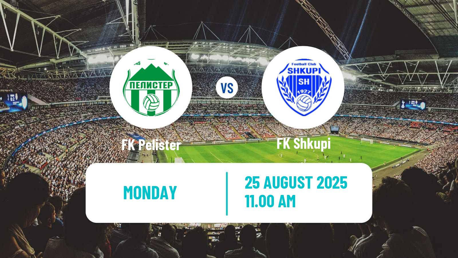 Soccer North Macedonian 1 MFL Pelister - Shkupi