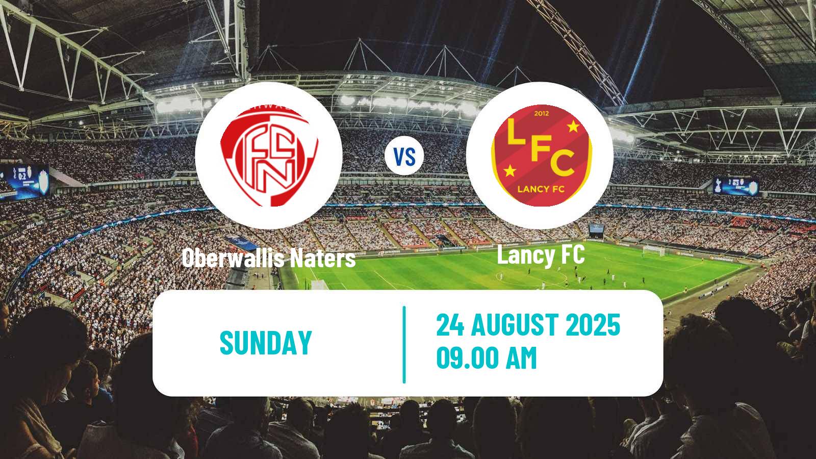 Soccer Swiss 1 Liga Classic Group 1 Oberwallis Naters - Lancy