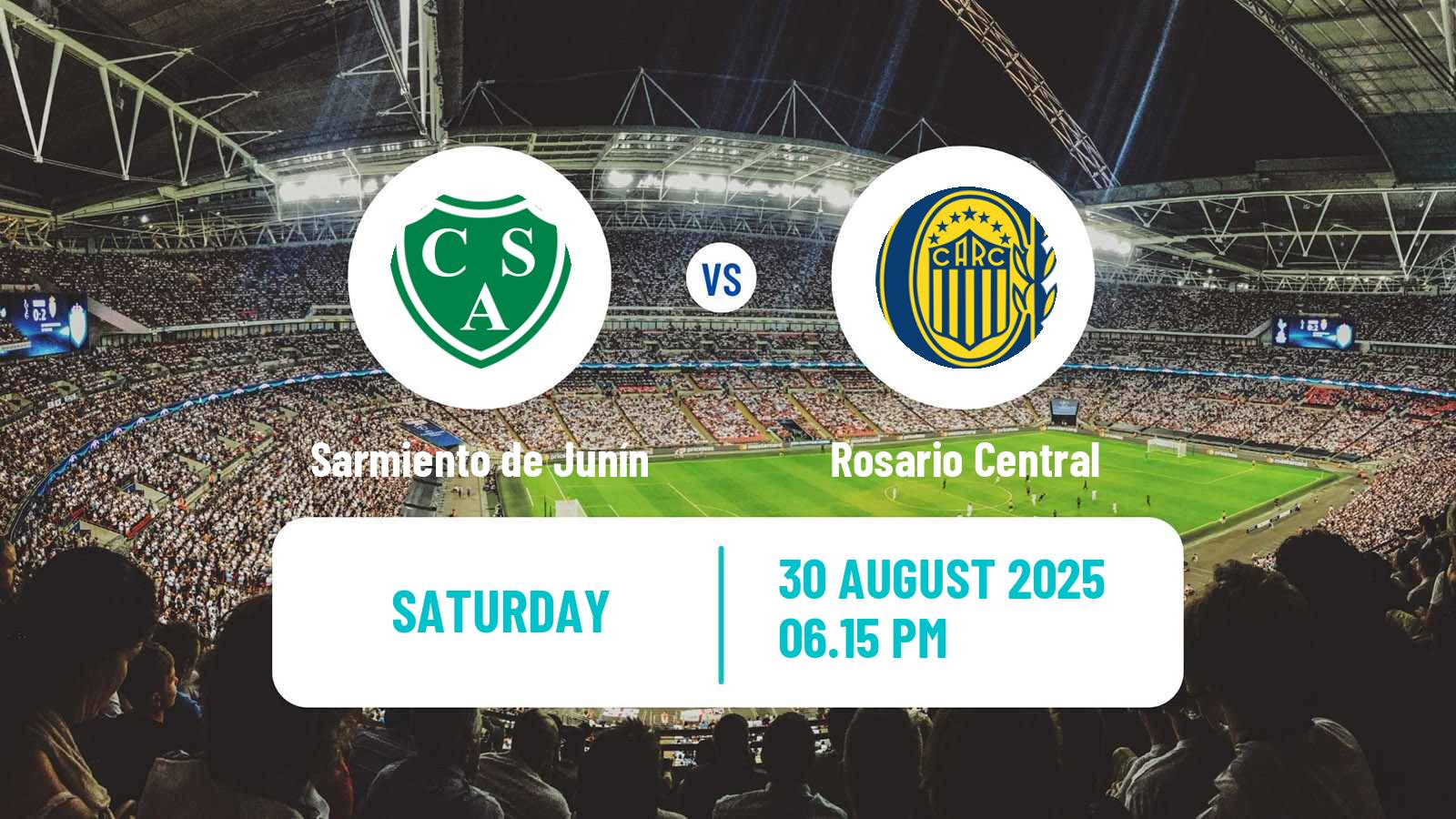 Soccer Argentinian Liga Profesional Sarmiento de Junín - Rosario Central