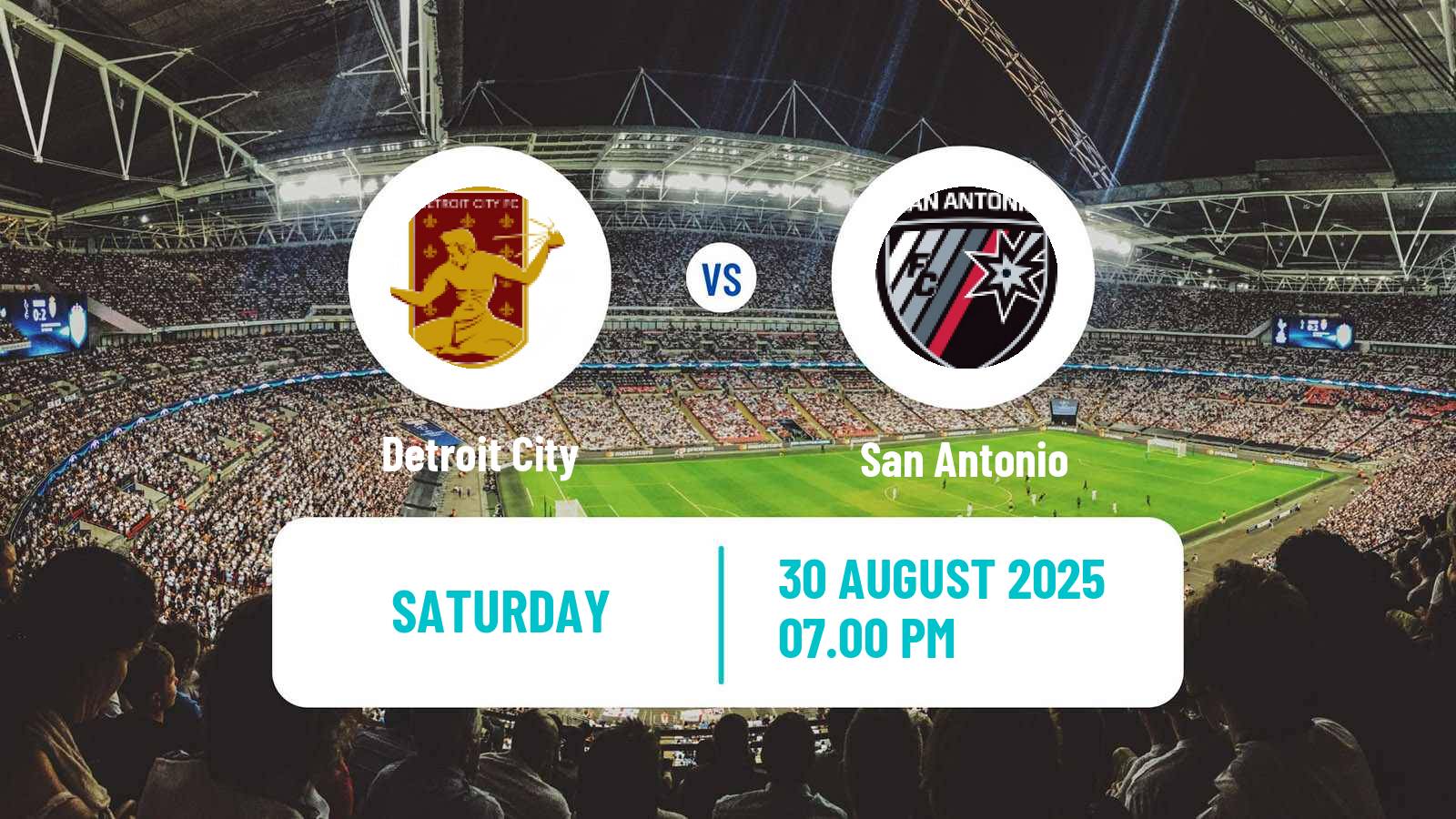 Soccer USL Championship Detroit City - San Antonio