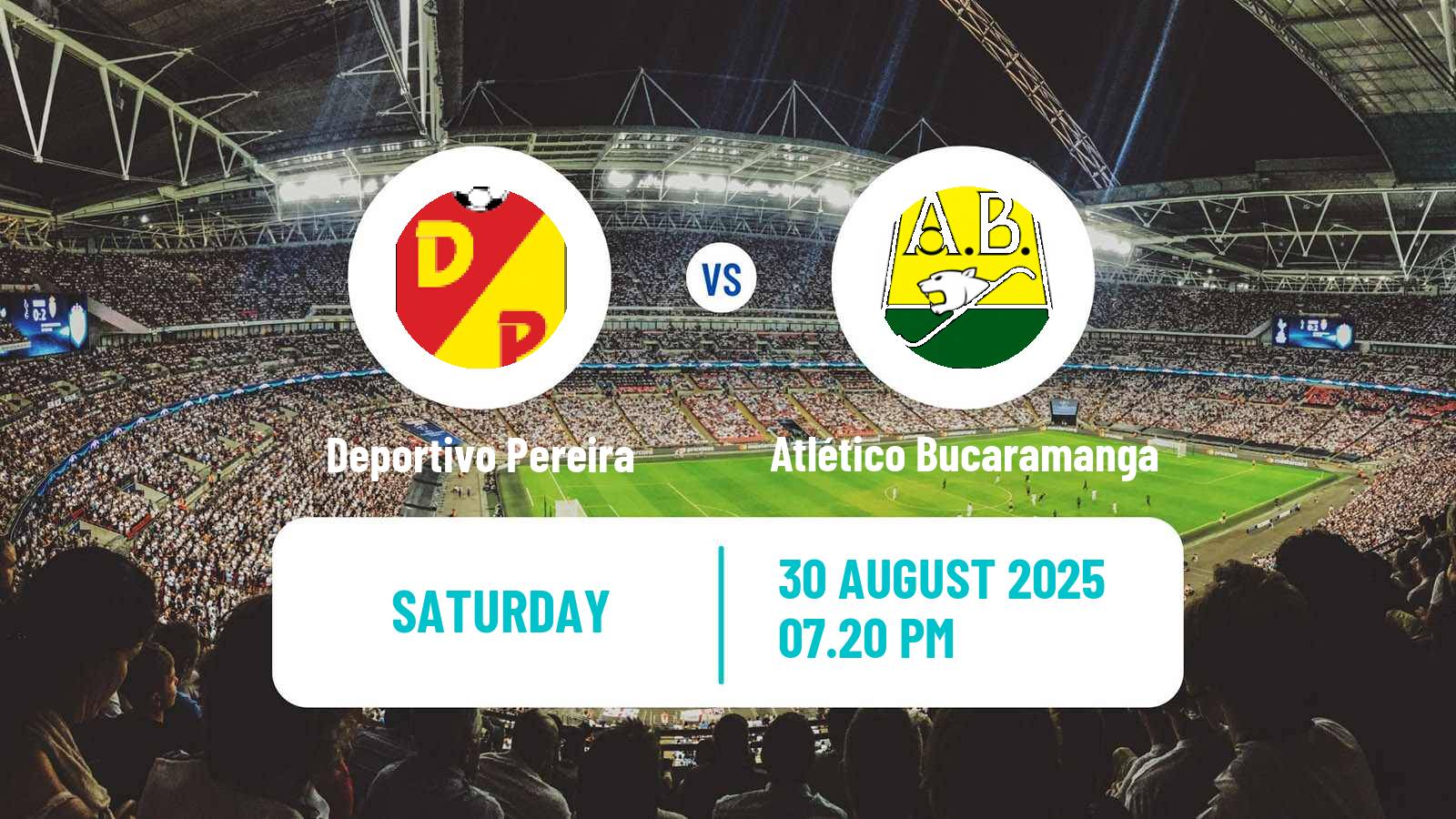 Soccer Colombian Primera A Deportivo Pereira - Atlético Bucaramanga