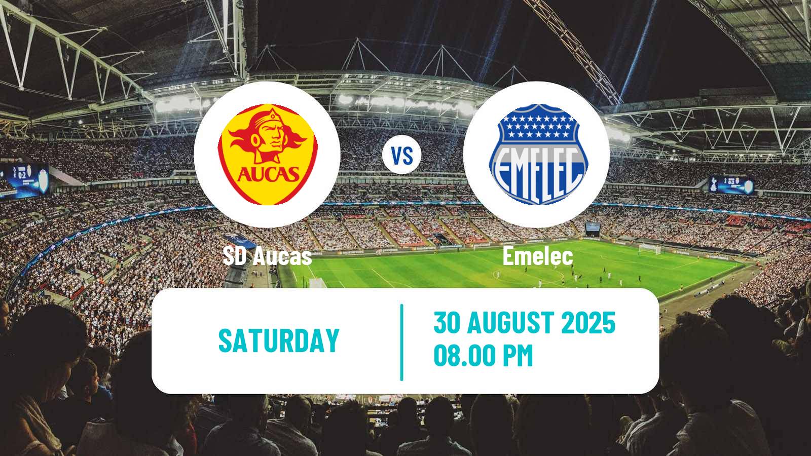 Soccer Ecuadorian Liga Pro SD Aucas - Emelec