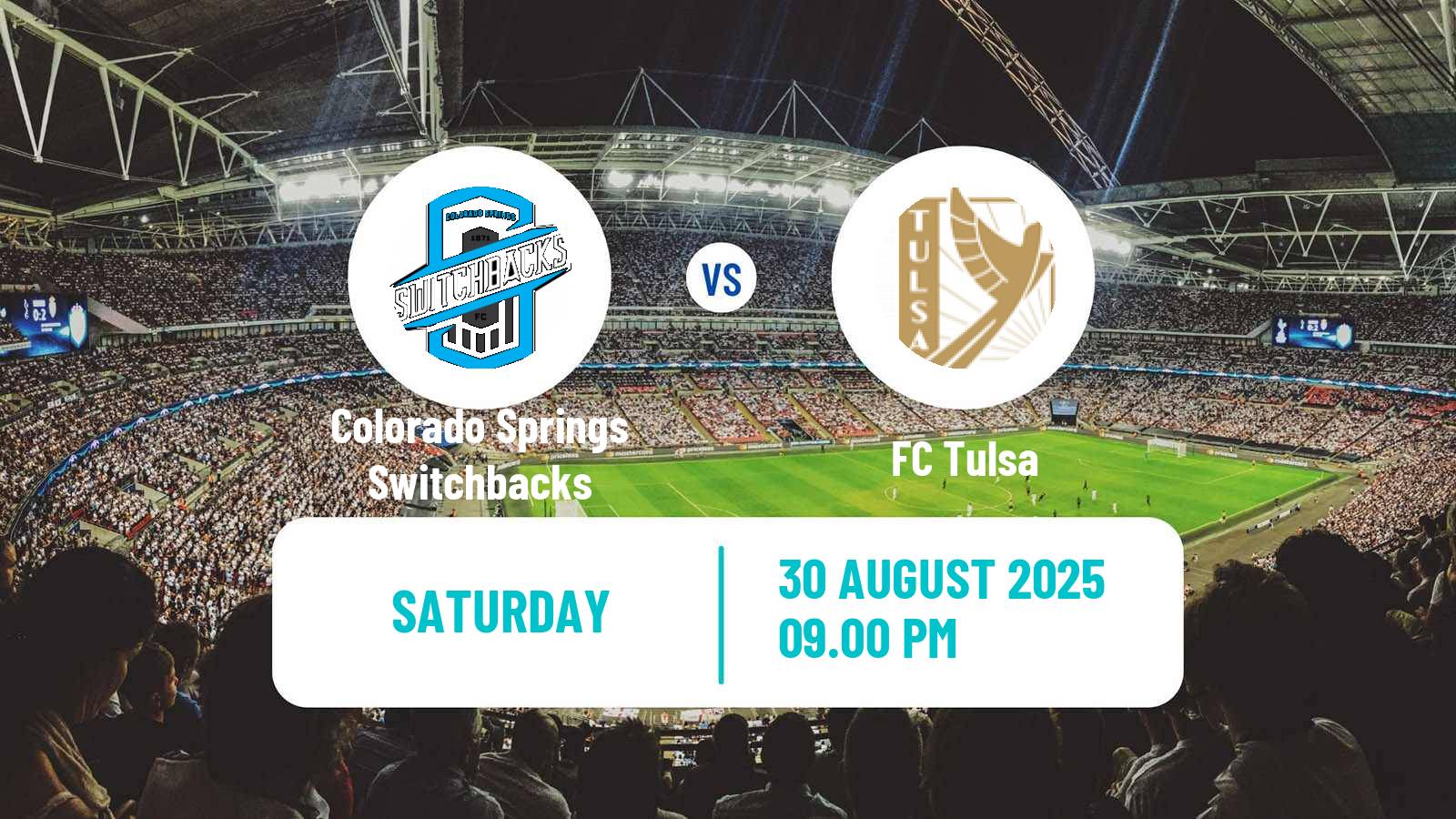 Soccer USL Championship Colorado Springs Switchbacks - Tulsa