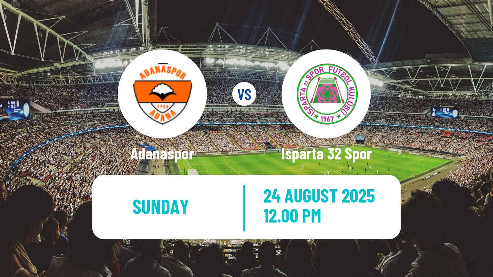 Soccer Turkish Second League Red Group Adanaspor - Isparta 32 Spor