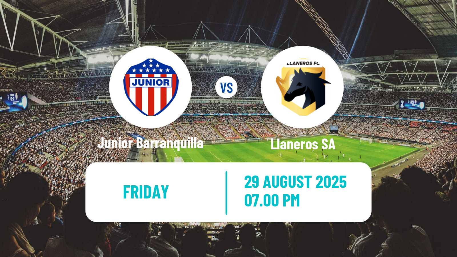 Soccer Colombian Primera A Junior Barranquilla - Llaneros SA
