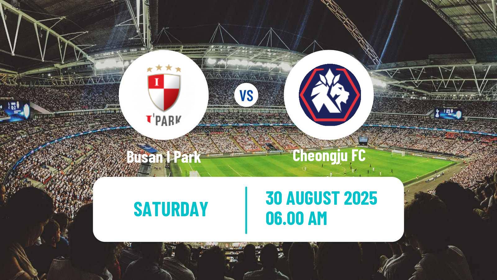 Soccer South Korean K-League 2 Busan I Park - Cheongju