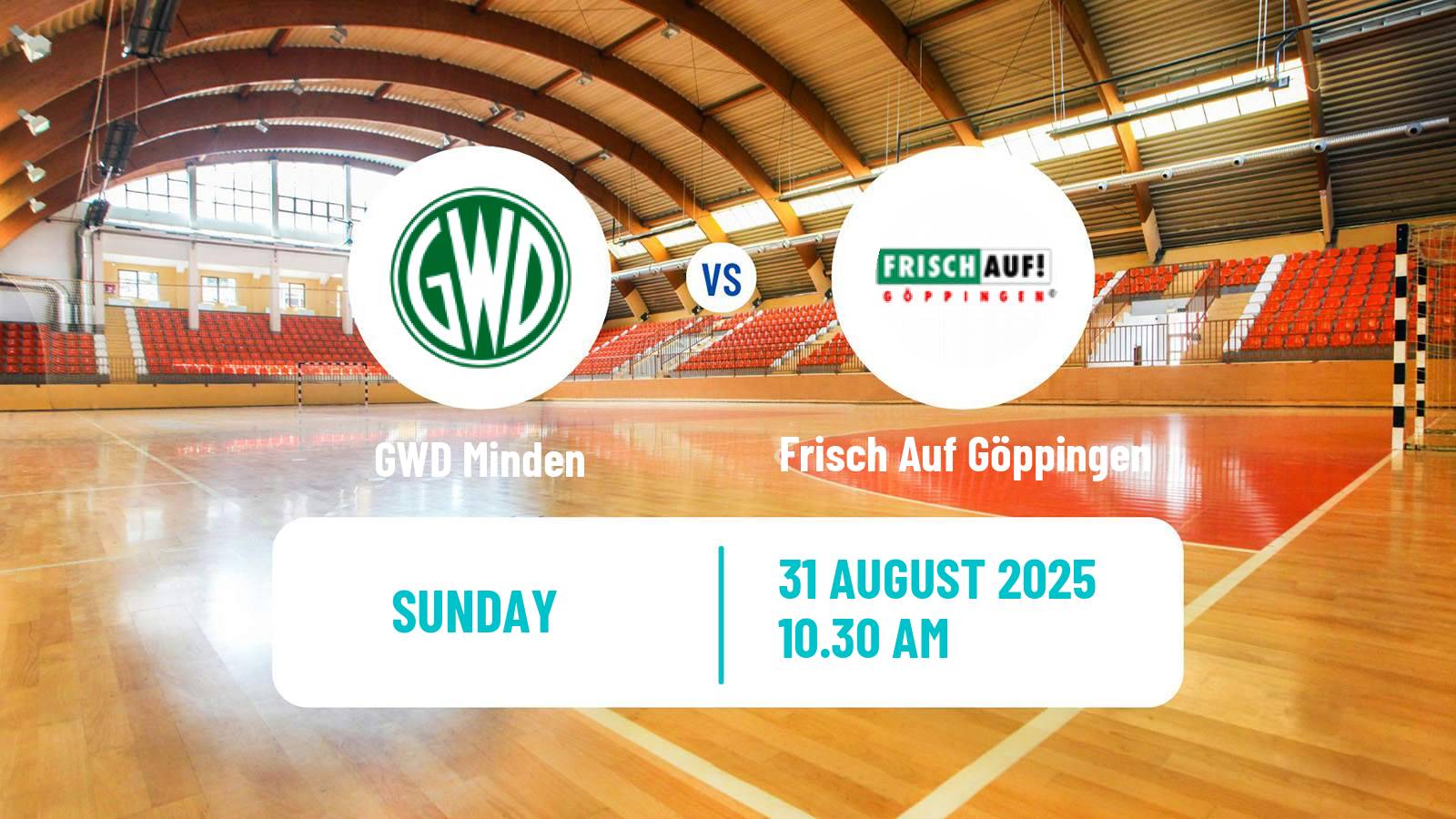 Handball German Bundesliga Handball GWD Minden - Frisch Auf Göppingen
