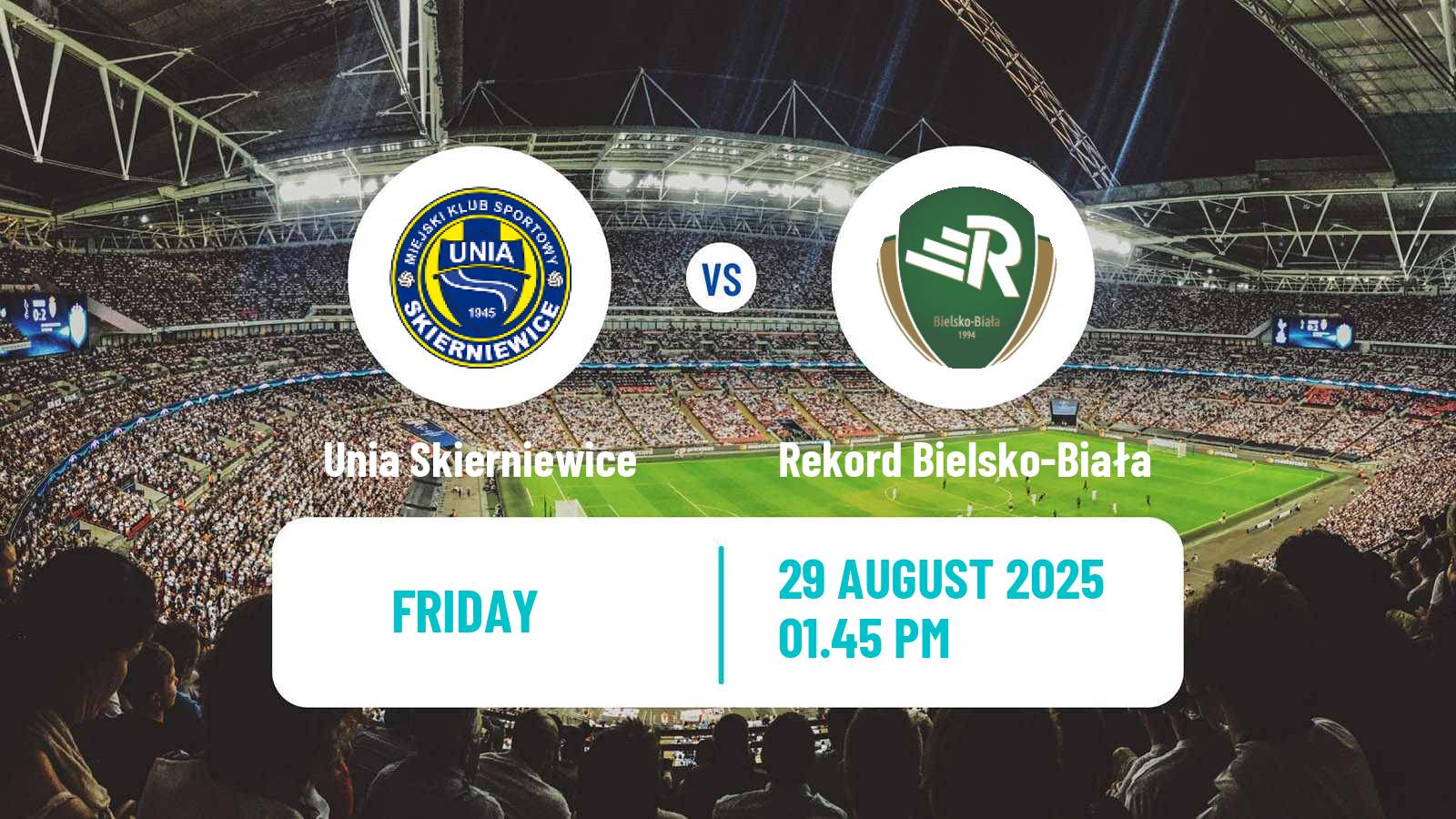 Soccer Polish Division 2 Unia Skierniewice - Rekord Bielsko-Biała