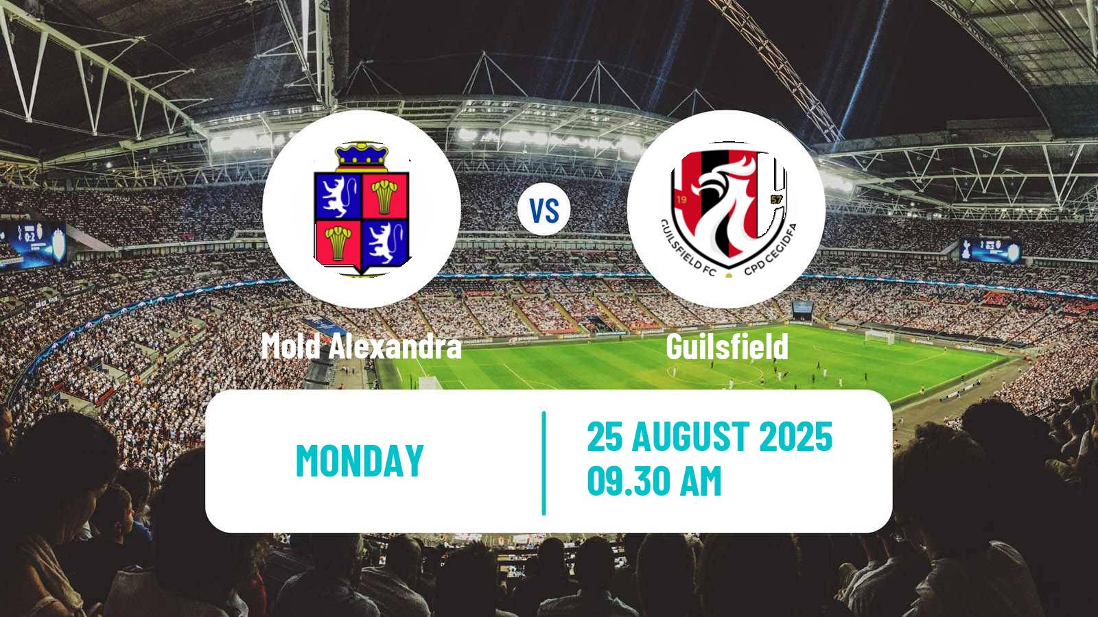 Soccer Welsh Cymru North Mold Alexandra - Guilsfield