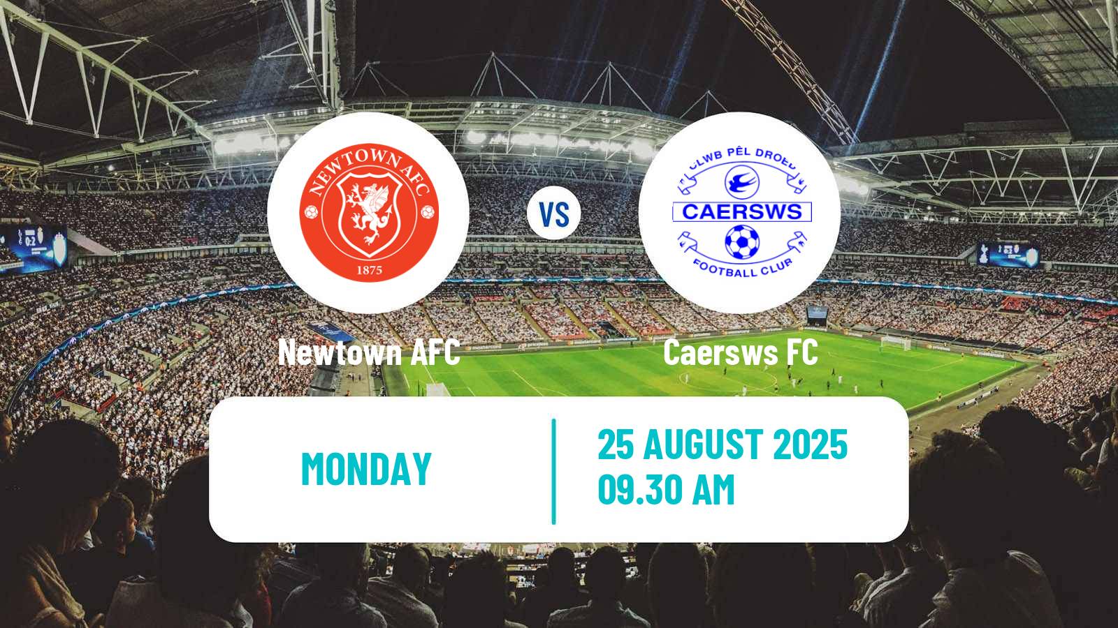 Soccer Welsh Cymru North Newtown - Caersws
