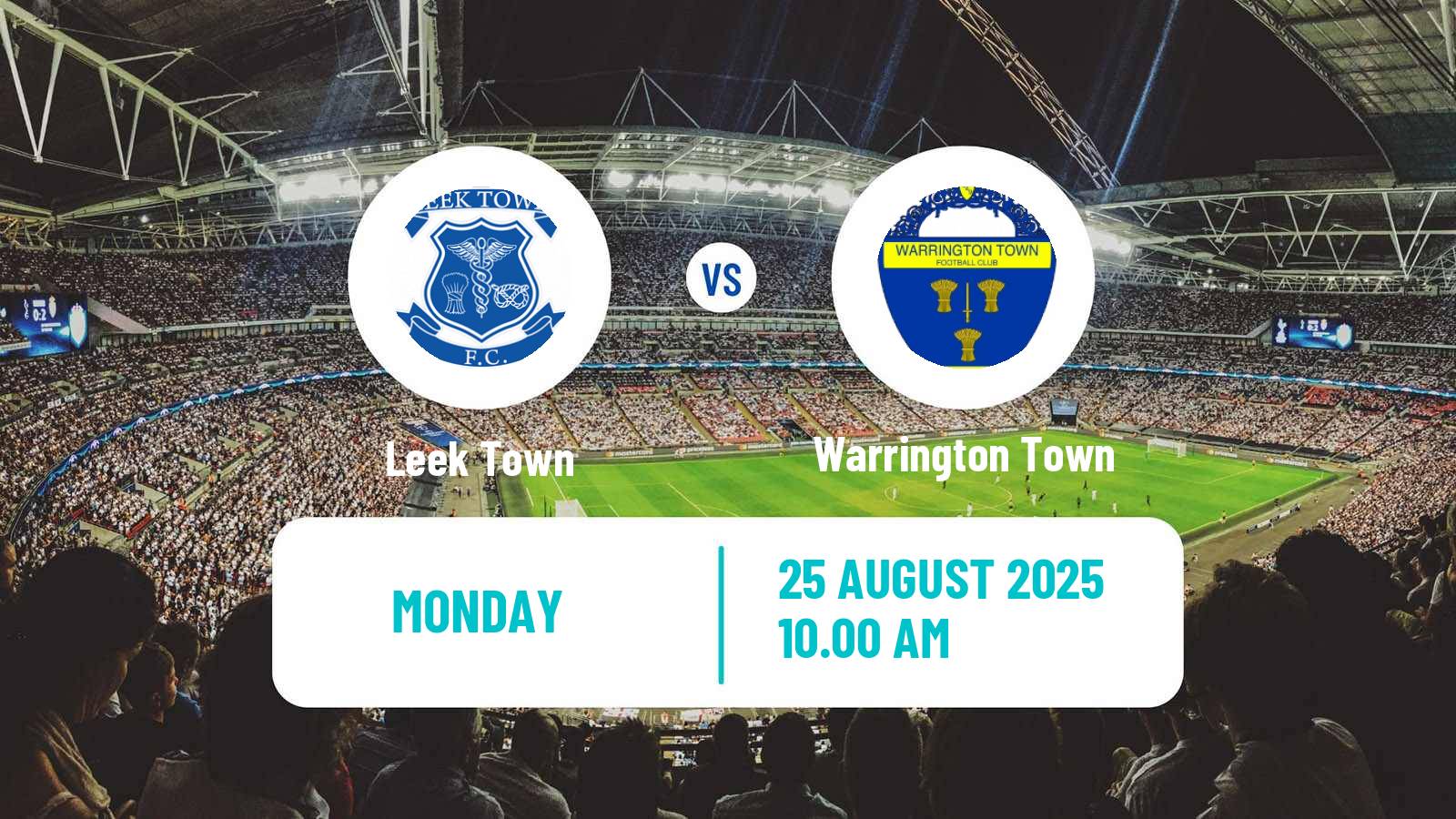 Soccer English NPL Premier Division Leek Town - Warrington Town